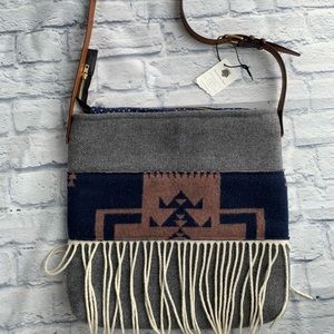 Huckleberry patch Pendleton wool Aztec bag NWT